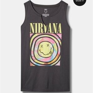 Torrid Nirvana Classic Fit Cotton Notch Tank